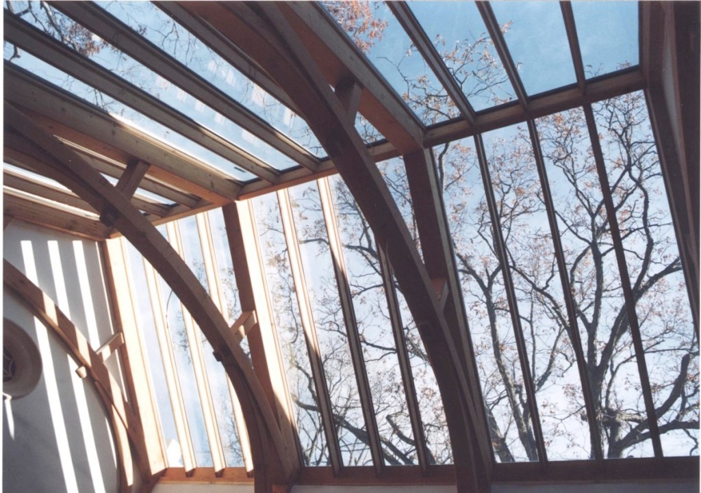 Timber Frame Glass Roof System Glass House, LLC